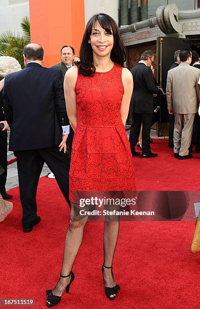 Actress Illeana Douglas attends the "Funny Girl" screening during the 2013 TCM Classic Film Festival Opening Night at TCL Chinese Theatre on April...