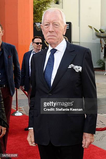 Actor Max von Sydow attends the "Funny Girl" screening during the 2013 TCM Classic Film Festival Opening Night at TCL Chinese Theatre on April 25,...
