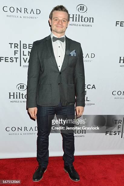 Gareth Baxendale attends the 2013 Tribeca Film Festival awards at The Conrad New York on April 25, 2013 in New York City.