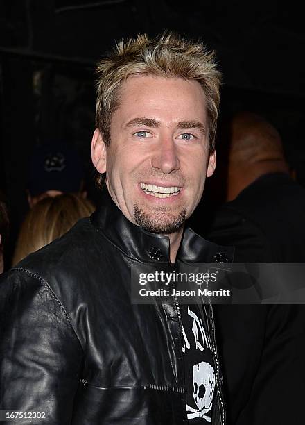 Musician Chad Kroeger of Nickelback arrives for Avril Lavigne secret performance at The Viper Room on April 25, 2013 in West Hollywood, California.