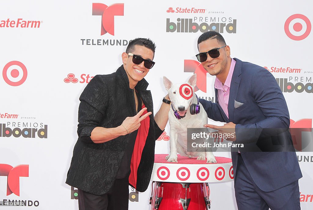Target's Beloved Bull Terrier Mascot Bullseye Hits The 2013 Billboard Latin Music Awards Red Carpet