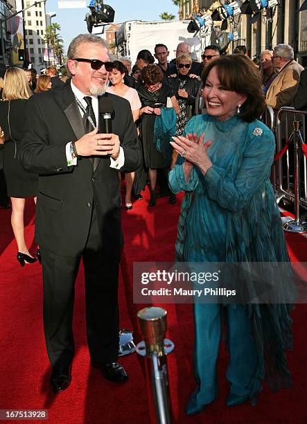 Vice President of Original Productions for Turner Classic Movies Tom Brown and actress Ann Blyth attend the "Funny Girl" screening during the 2013...