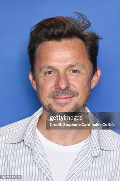 Martin Solveig attends the "Tapie" Netflix Premiere at UGC Normandie on September 11, 2023 in Paris, France.