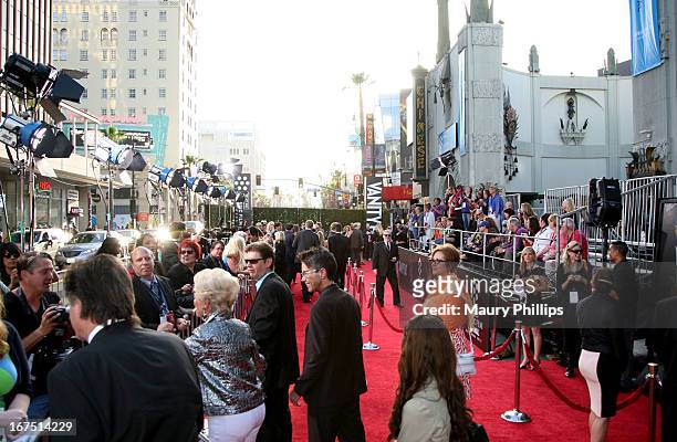 Guests attend the "Funny Girl" screening during the 2013 TCM Classic Film Festival Opening Night at TCL Chinese Theatre on April 25, 2013 in Los...