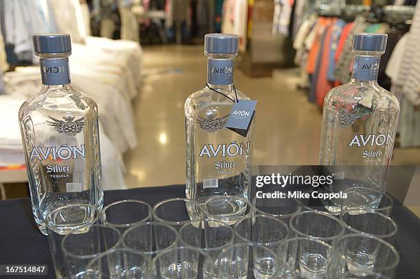 View of atmosphere as Sportiqe and ESPN host a NBA Playoff Party at Bloomingdale's 59th Street Store on April 25, 2013 in New York City.