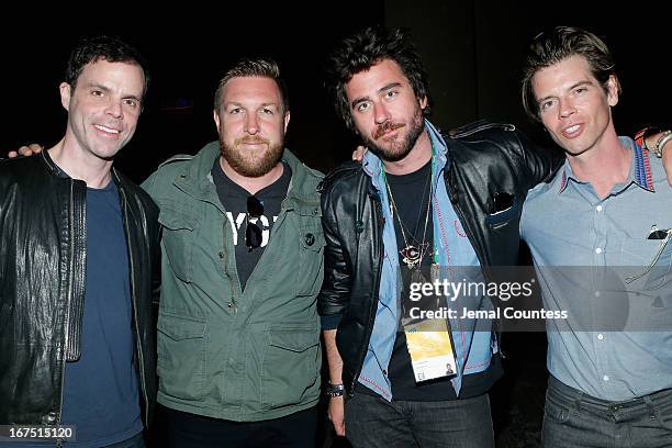 Alex Manette, David Darg, Bryn Mooser and Michael Scalisi attend the TFF Awards Night during the 2013 Tribeca Film Festival on April 25, 2013 in New...