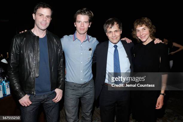 Alex Manette, Michael Scalisi, Dr. Alan Kling and Julie Kling attend the TFF Awards Night during the 2013 Tribeca Film Festival on April 25, 2013 in...