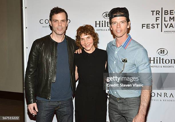 Alex Manette, Julie Kling and Michael Scalisi attend the TFF Awards Night during the 2013 Tribeca Film Festival on April 25, 2013 in New York City.