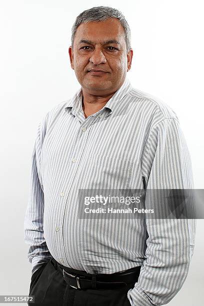 Vikram Kumar poses during a portrait session on April 26, 2013 in Auckland, New Zealand. MEGA Limited this year launched cloud storage service...