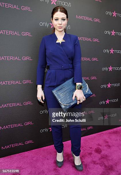Michelle Trachtenberg attends Madonna's "Fashion Evolution" Pop-Up Exhibit, hosted by Material Girl at Macy's Westfield Century City on April 25,...