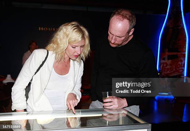 Actress Morgan Walsh and husband actor Matt Walsh attend P.S. ARTS Presents: LA Modernism Show Opening Night at The Barker Hanger on April 25, 2013...