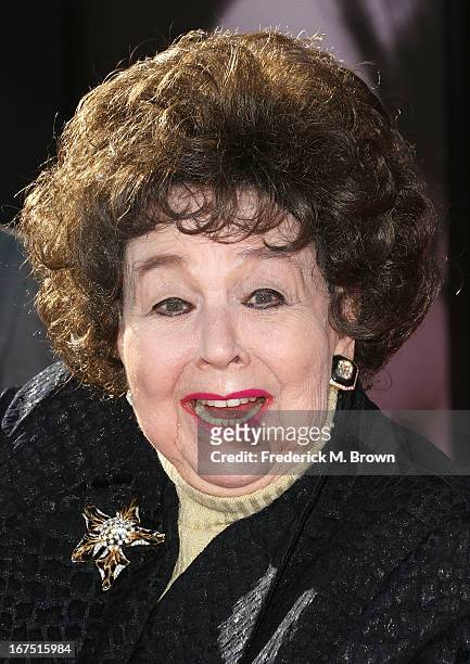Actress Jane Withers attends the 2013 TCM Classic Film Festival Opening Night Gala screening of "Funny Girl" at the TCL Chinese Theatre on April 25,...