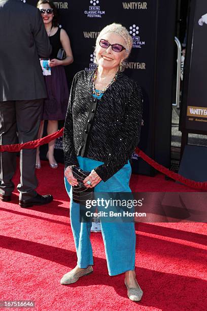 Actress Marge Champion attends the "Funny Girl" screening during the 2013 TCM Classic Film Festival Opening Night at TCL Chinese Theatre on April 25,...