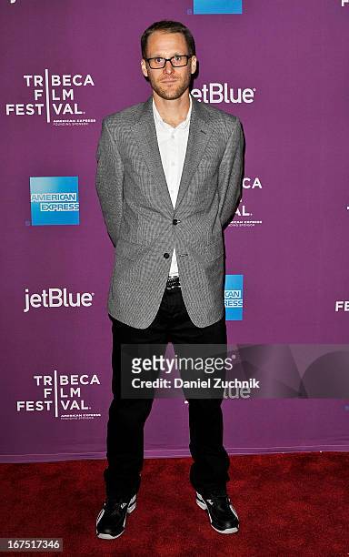 Tim Downlin attends the premiere of "The Motivation" during the 2013 Tribeca Film Festival at SVA Theater on April 25, 2013 in New York City.