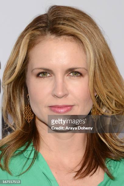 Laurie Fortier arrives at the Netflix's "House Of Cards" for your consideration Q&A event at Leonard H. Goldenson Theatre on April 25, 2013 in North...