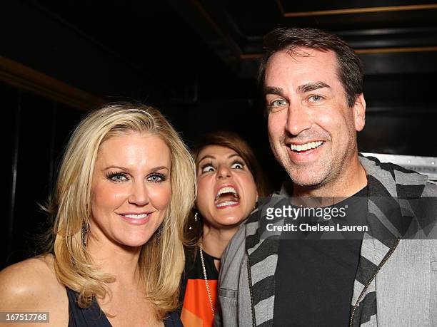 Tiffany Riggle, Nia Vardalos, and Rob Riggle attend the Second Annual Hilarity For Charity benefiting The Alzheimer's Association at the Avalon on...