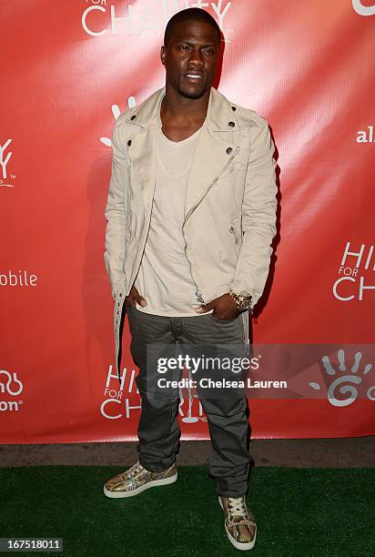 Actor Kevin Hart attends the Second Annual Hilarity For Charity benefiting The Alzheimer's Association at the Avalon on April 25, 2013 in Hollywood,...