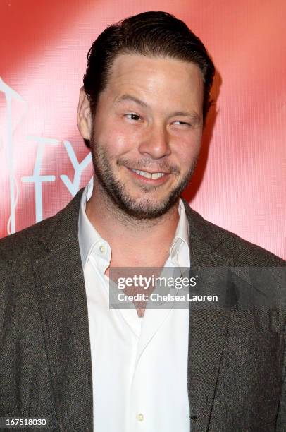 Actor Ike Barinholtz attends the Second Annual Hilarity For Charity benefiting The Alzheimer's Association at the Avalon on April 25, 2013 in...