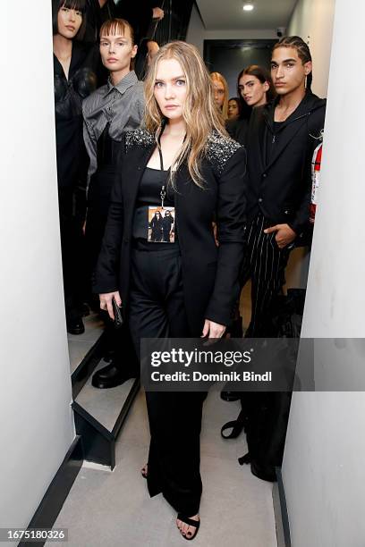 Anna Delvey attends the Shao show during New York Fashion Week The Shows on September 11, 2023 in New York City.