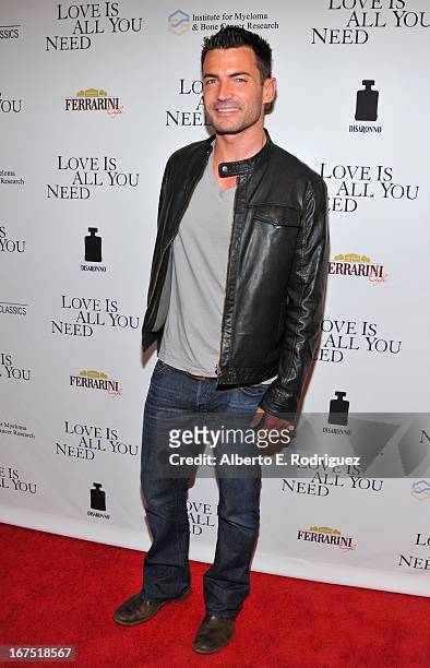 Actor Aiden Turner arrives to the premiere of Sony Pictures Classics' "Love Is All You Need" at Linwood Dunn Theater at the Pickford Center for...