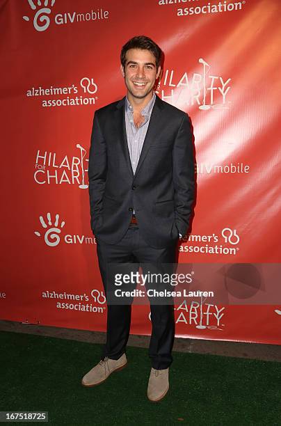 James Wolk attends the Second Annual Hilarity For Charity benefiting The Alzheimer's Association at the Avalon on April 25, 2013 in Hollywood,...