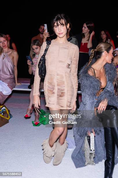 Charlotte D'Alessio attends the Retrofete fashion show at the 415 Fifth Avenue on September 11, 2023 in New York City.