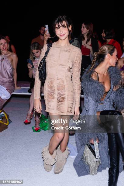 Charlotte D'Alessio attends the Retrofete fashion show at the 415 Fifth Avenue on September 11, 2023 in New York City.