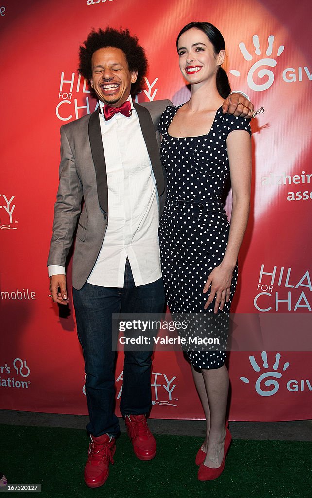 Eric Rister Eric Andre and Krysten Ritter arrives at the 2nd Annual Hilarity for ...