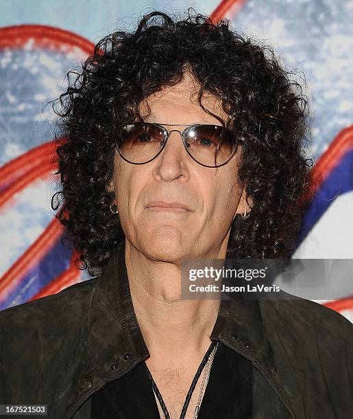 Howard Stern attends the "America's Got Talent" season eight premiere party at the Pantages Theatre on April 24, 2013 in Hollywood, California.