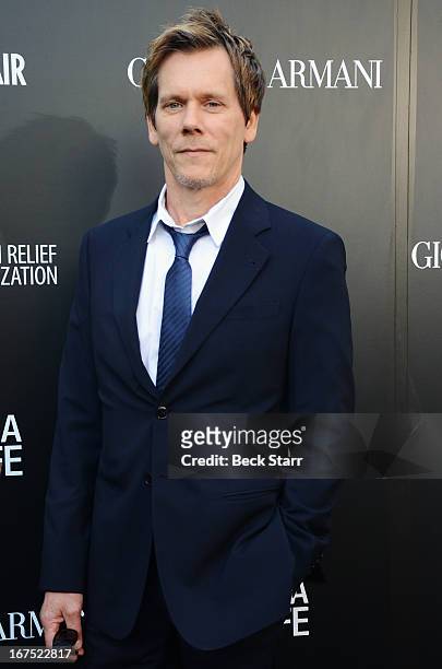 Actor Kevin Bacon arrives at the Giorgio Armani party to celebrate Paris Photo Los Angeles Vernissage opening night at Paramount Studios on April 25,...