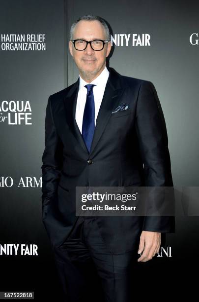 Publisher of Vanity Fair Magazine Edward Menicheschi arrives at the Giorgio Armani party to celebrate Paris Photo Los Angeles Vernissage opening...