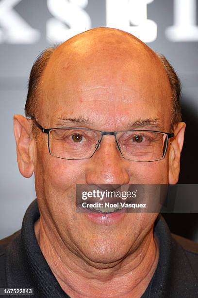 Bob Miller attends his book signing at Barnes & Noble bookstore at The Grove on April 25, 2013 in Los Angeles, California.