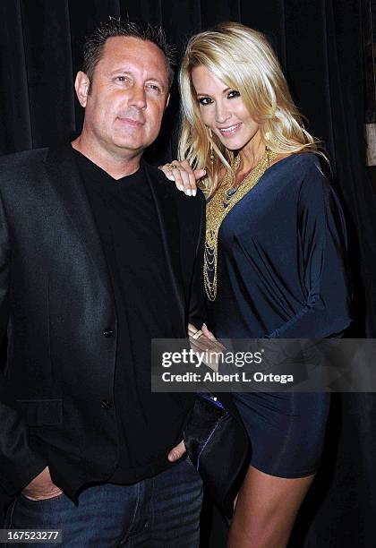 Adult film stars Brad Armstrong and Jessica Drake arrive for the 29th Annual XRCO Awards held at SupperClub Los Angeles on April 25, 2013 in...
