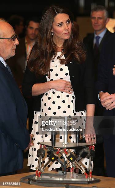 Catherine, Duchess of Cambridg during the Inauguration Of Warner Bros. Studios Leavesden on April 26, 2013 in London, England.