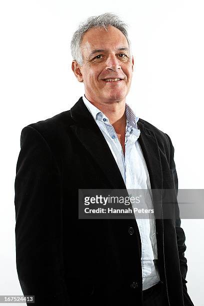 Chief Financial Officer Stephen Hall poses during a portrait session on April 26, 2013 in Auckland, New Zealand. MEGA Limited this year launched...