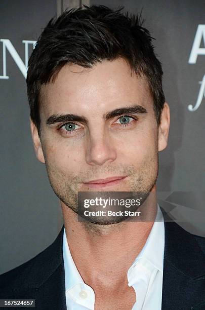 Actor Colin Egglesfield arrives at the Giorgio Armani party to celebrate Paris Photo Los Angeles Vernissage opening night at Paramount Studios on...