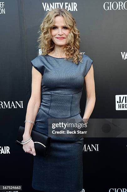 Actress Kyra Sedgwick arrives at the Giorgio Armani party to celebrate Paris Photo Los Angeles Vernissage opening night at Paramount Studios on April...