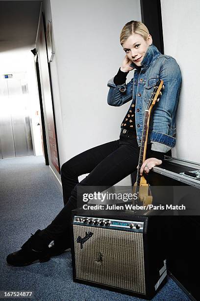 Singer Trixie Whitley is photographed for Paris Match on March 18, 2013 in Paris, France.