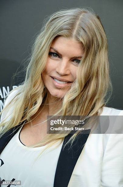 Singer Fergie arrives at the Giorgio Armani party to celebrate Paris Photo Los Angeles Vernissage opening night at Paramount Studios on April 25,...