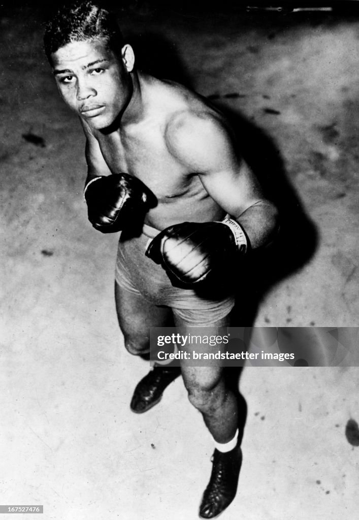 US-american boxer and world heavyweight champion Joe Louis - known as ...