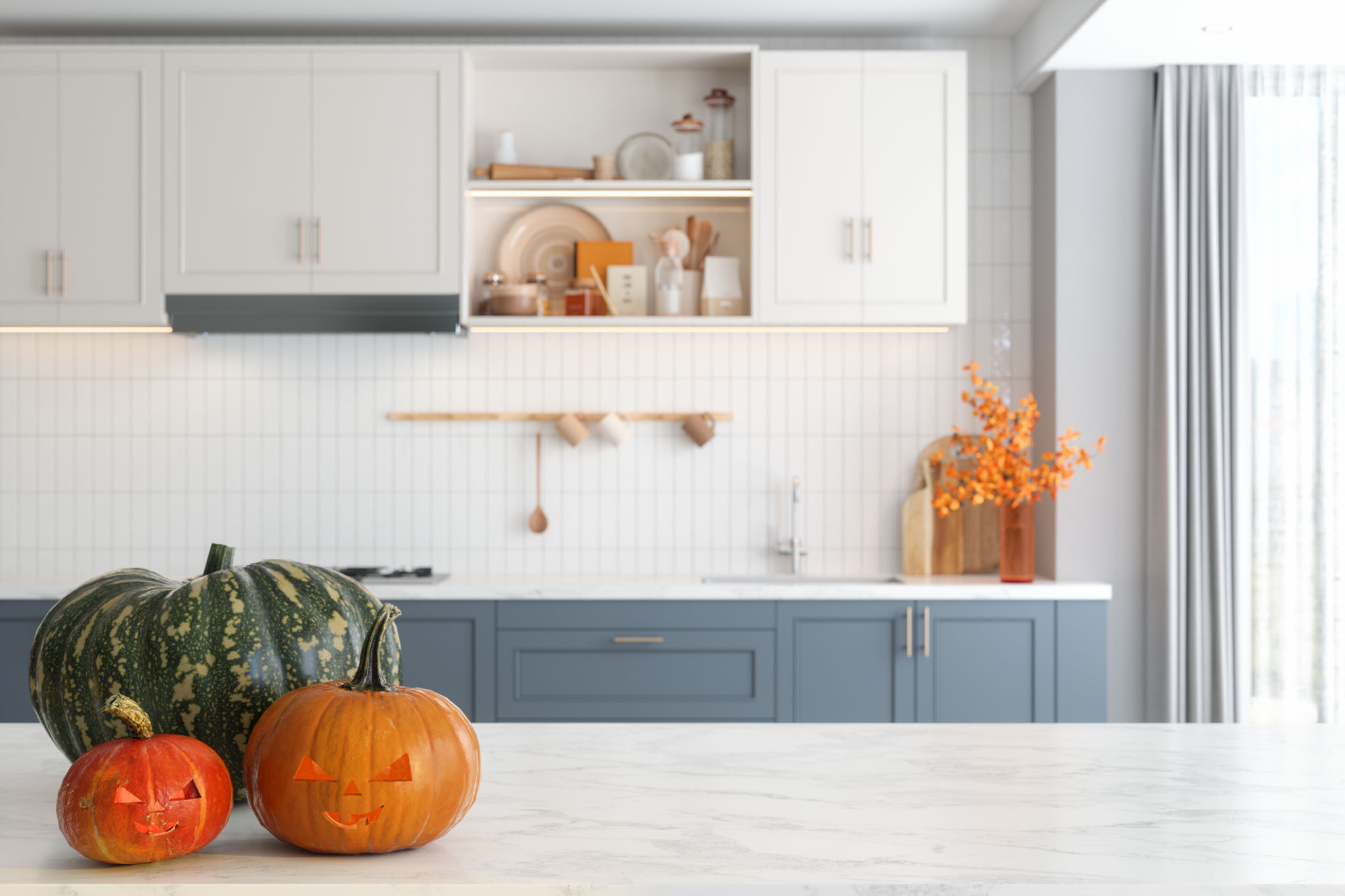 autumn kitchen