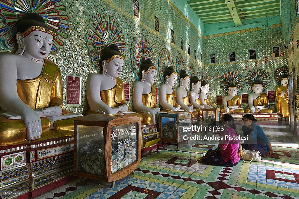 Buddhist pagoda in Sagaing, Myanmar