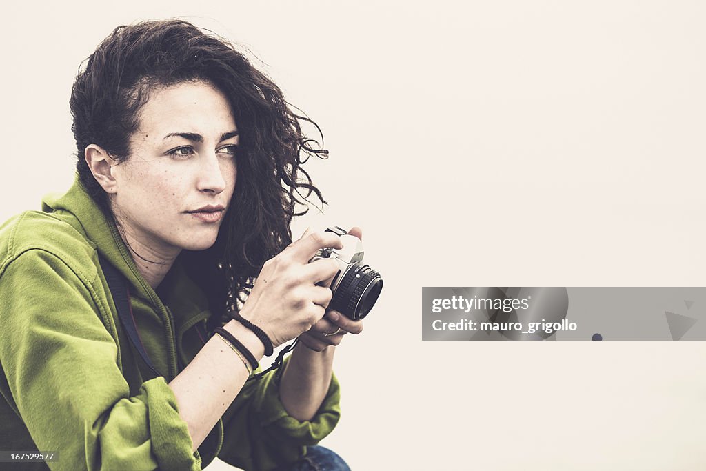 Femme photographe