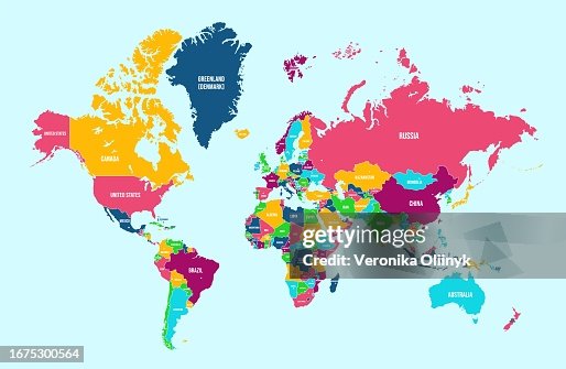 All Rever Map Country Political World Map Detailed Continents Countries Borders And Names ...