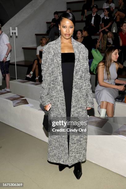 Taylour Paige attends Tory Burch Spring/Summer 2024 New York Fashion Week - Front Row on September 11, 2023 in New York City.