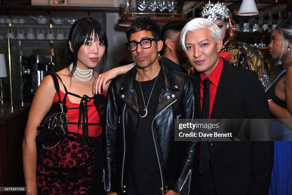 Susanna Lau aka Susie Bubble, Vikram Kansara and Bryanboy aka Bryan