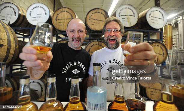 Very excited partners , Barry Bernstein and Barry Stein run a microbrewery that could see a windfall of sales if the LCBO goes on strike in three...