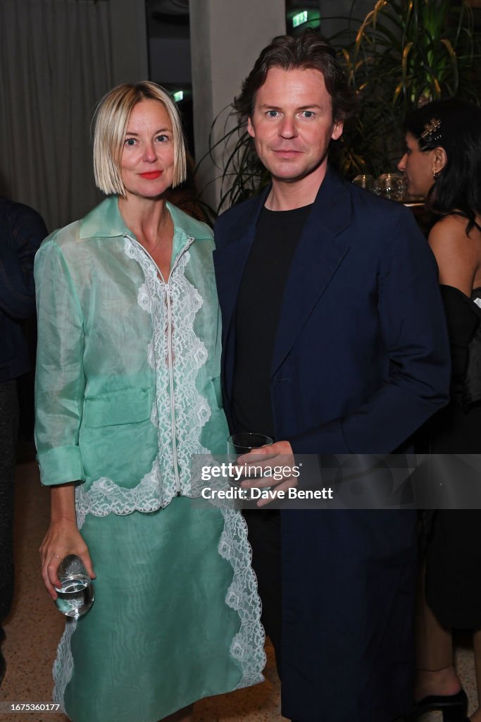 Tammy Kane and Christopher Kane attend the Perfect X Valentino LFW