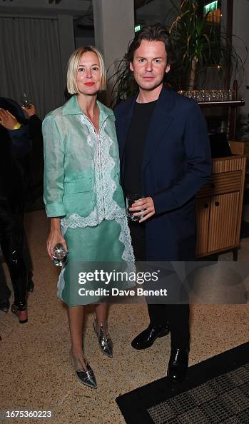 Tammy Kane and Christopher Kane attend the Perfect X Valentino LFW