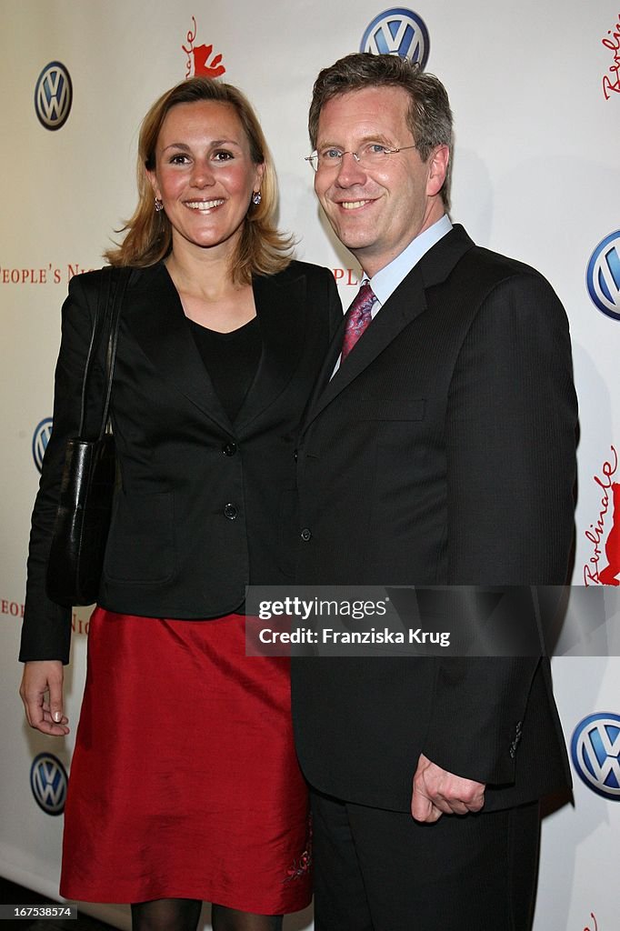 Christian Wulff Und Freundin Bettina Körner Bei Der Vw Peoples Night